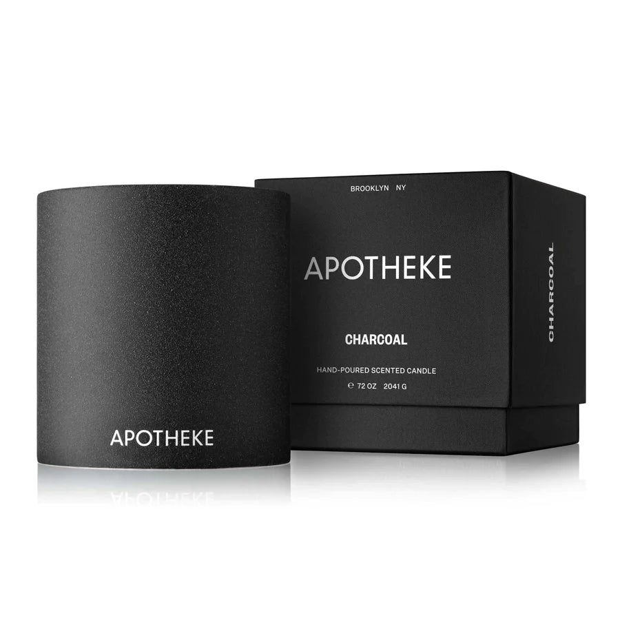 Charcoal Concrete 4 Wick Candle by Apotheke