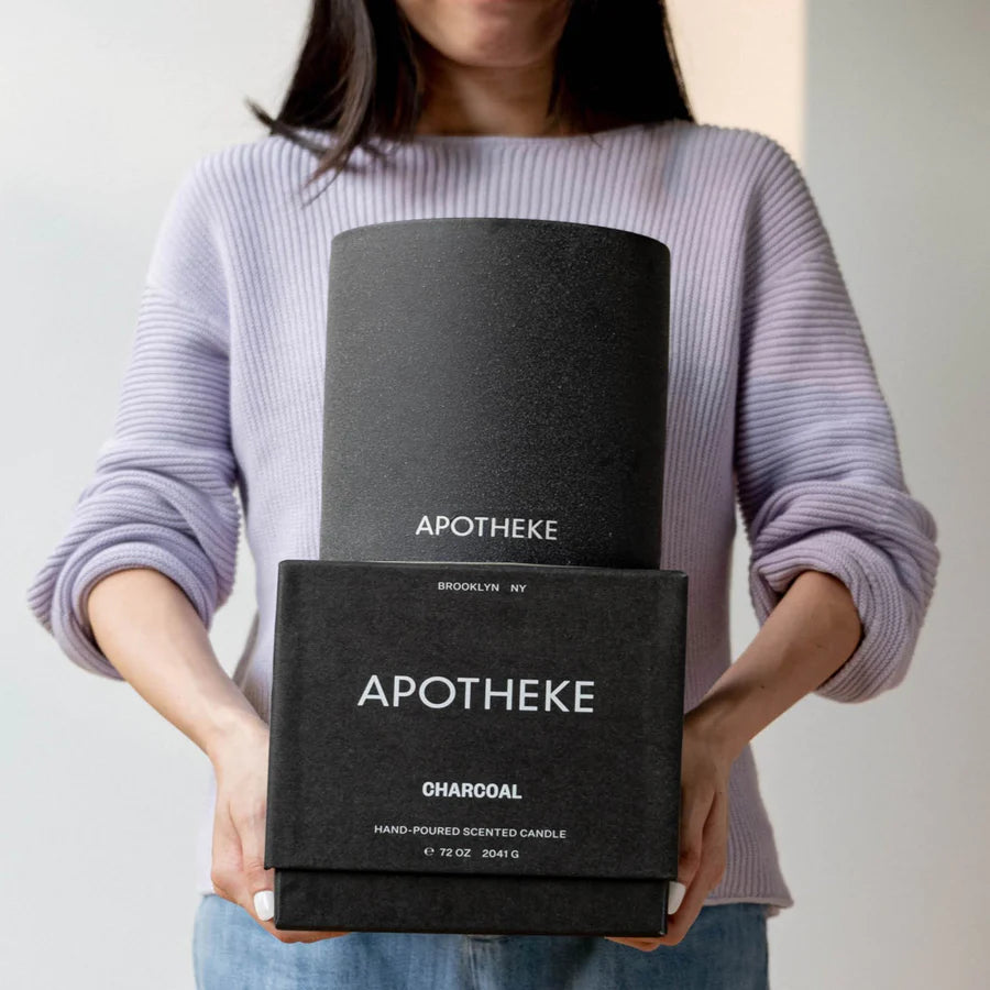 Charcoal Concrete 4 Wick Candle by Apotheke