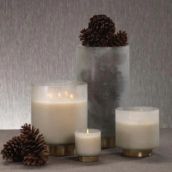 Cortina Scented Candle Jar (White) by Zodax