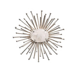 Flare Napkin Ring in Silver & Crystal by Kim Seybert