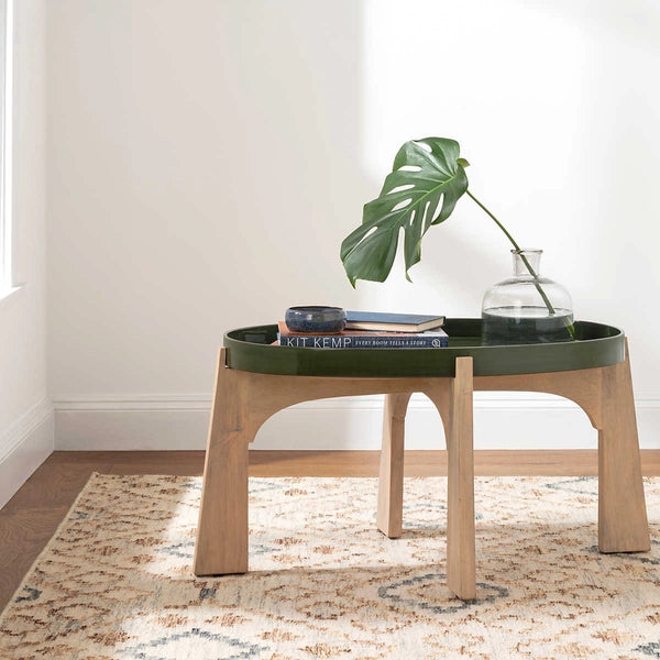 Jelly Roll Sky Woven Wool Rug by Annie Selke