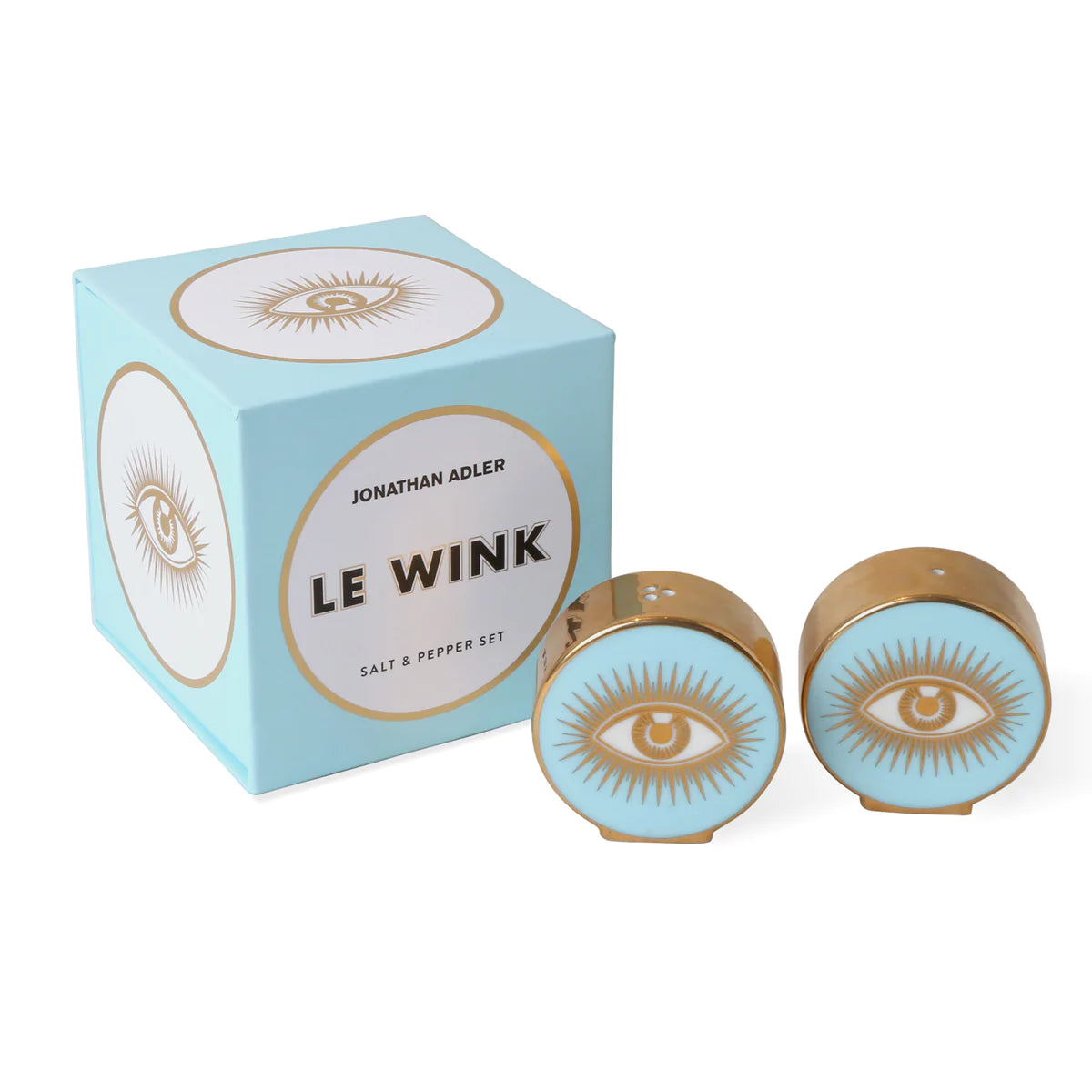 Le Wink Salt & Pepper Set by Jonathan Adler