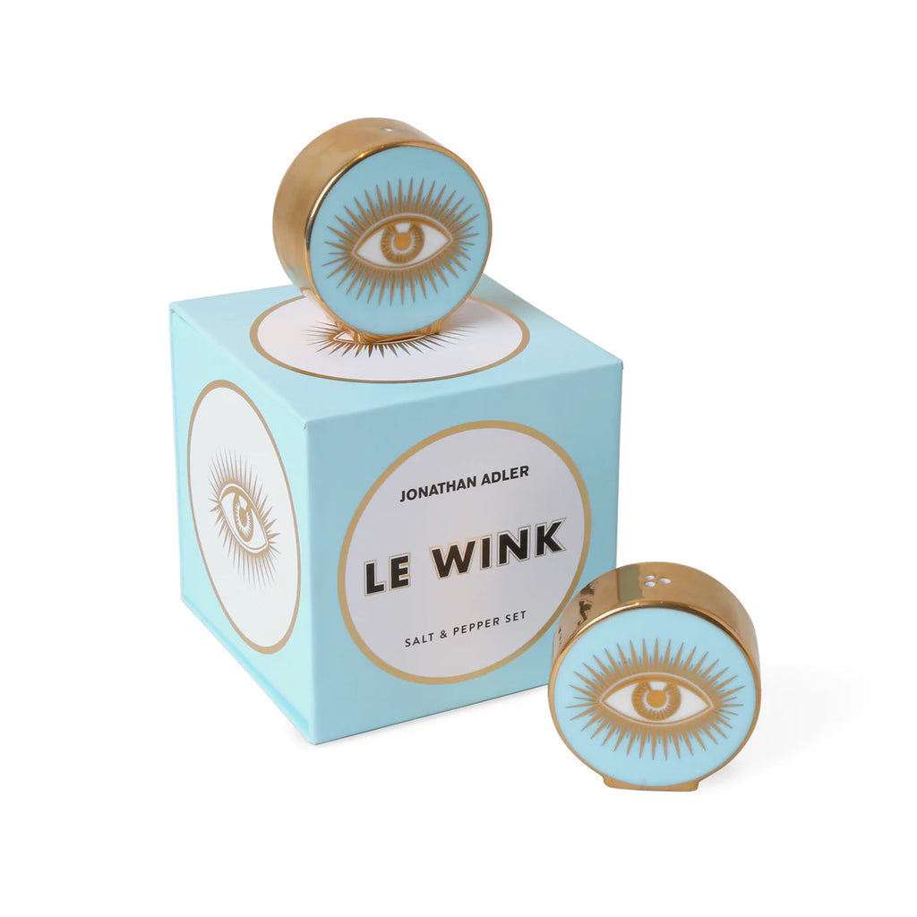 Le Wink Salt & Pepper Set by Jonathan Adler