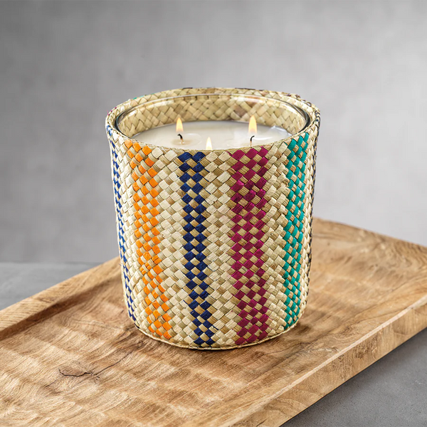 Mia Fragranced Candle (Vertical Rainbow) by Zodax