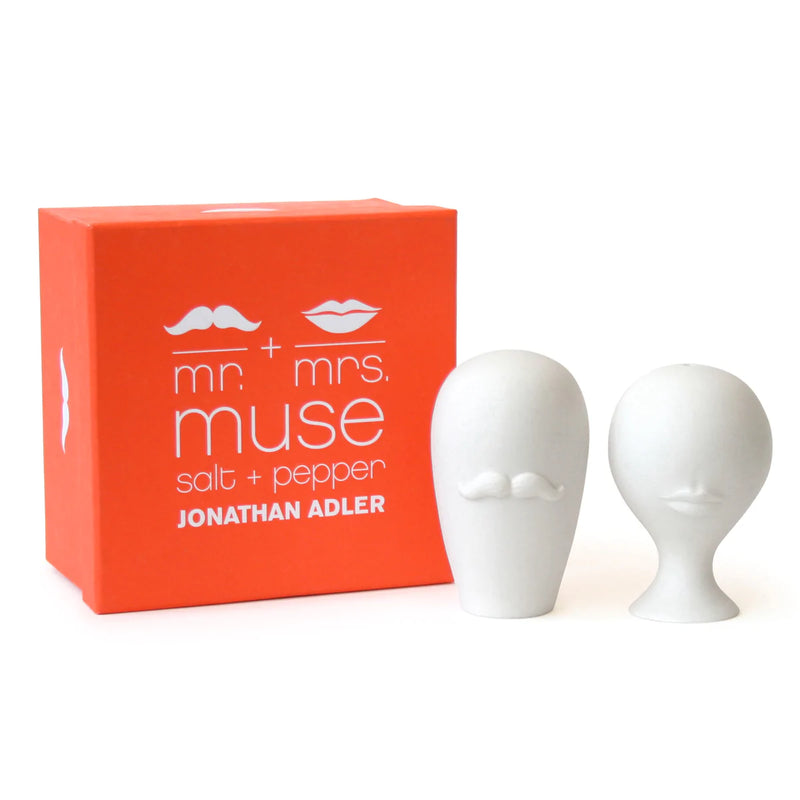 Mr. & Mrs. Muse Salt & Pepper Set by Jonathan Adler