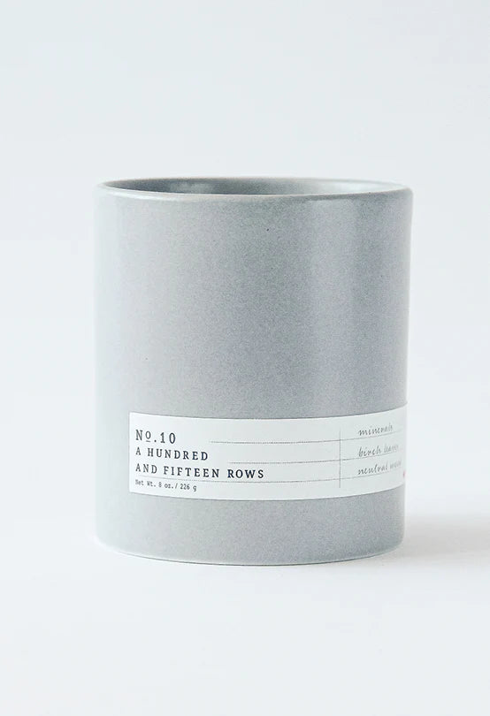 NO. 10 A Hundred And Fifteen Rows Candle by Aerangis
