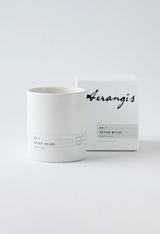 NO. 7 Seven Miles Candle by Aerangis