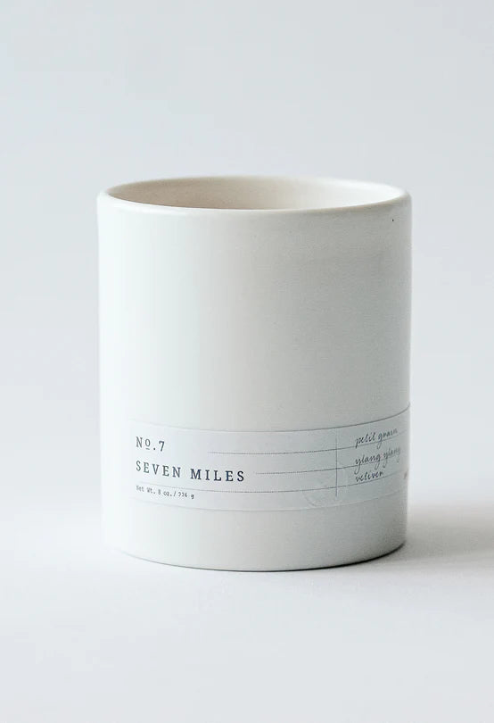 NO. 7 Seven Miles Candle by Aerangis