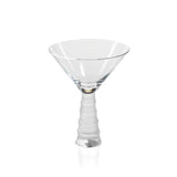 Sagano Bamboo Stem Martini Glass by Zodax