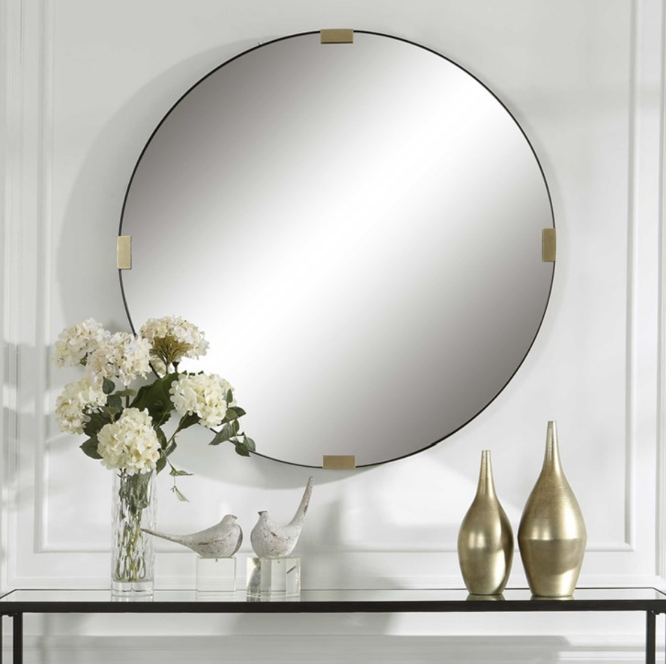 CLIP ROUND MIRROR