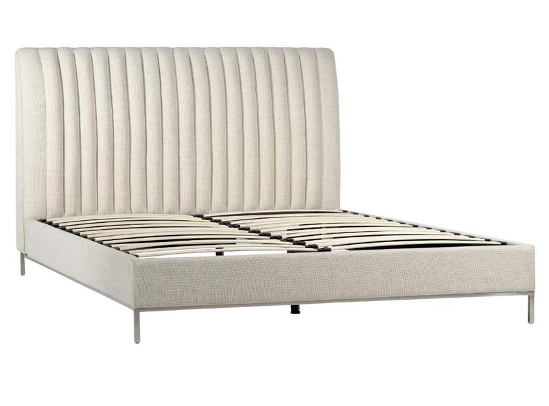 Light Oatmeal Bed - King
