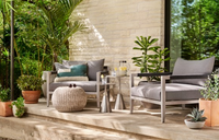 SHERWOOD OUTDOOR CHAIR, WASHED BROWN