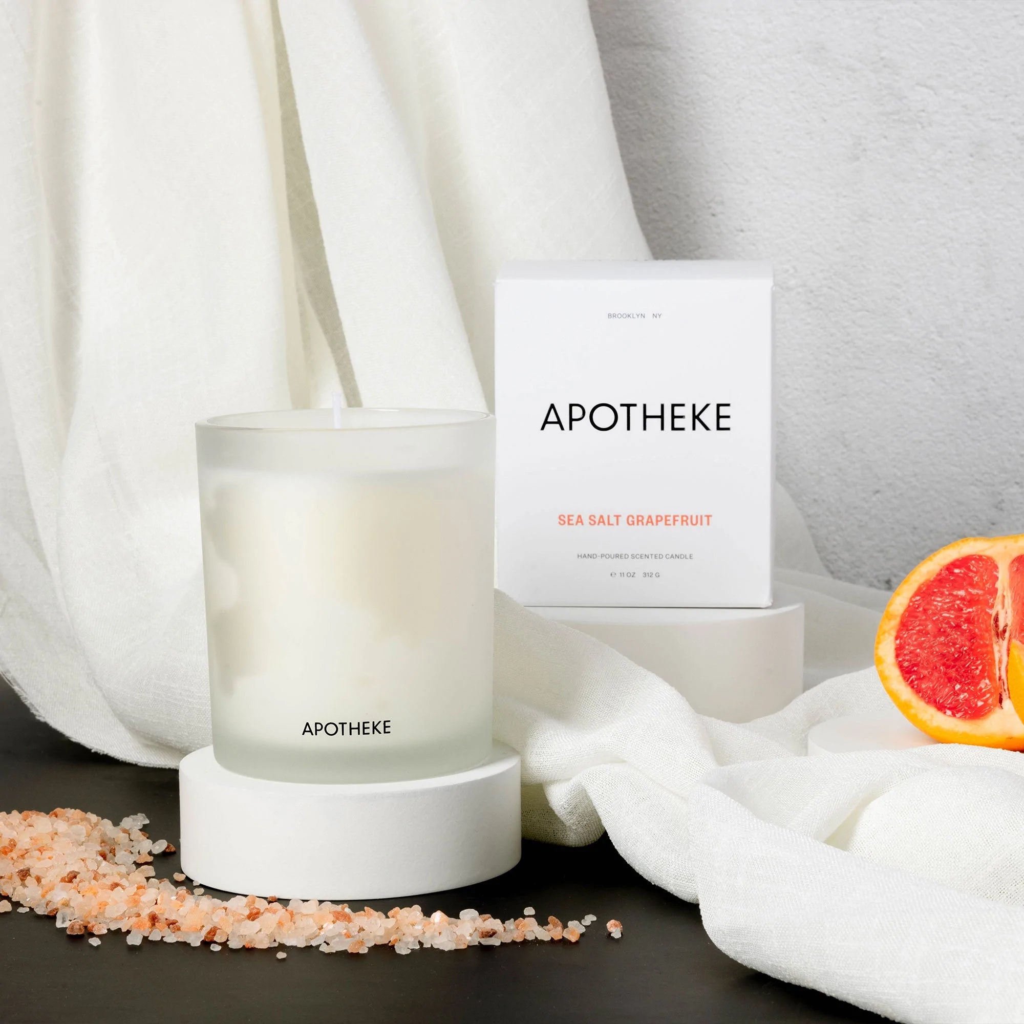Sea Salt Grapefruit Candle by Apotheke