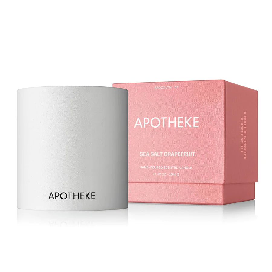 Sea Salt Grapefruit Concrete 4 Wick Candle by Apotheke