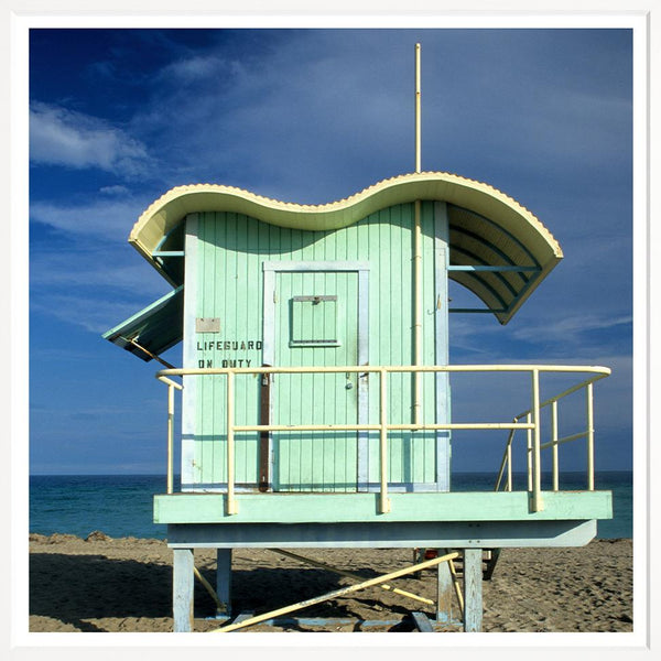 Miami Beach Lifeguard Towers #7 by Trowbridge Gallery