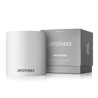 White Vetiver Concrete 4 Wick Candle by Apotheke