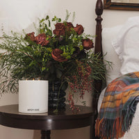 White Vetiver Concrete 4 Wick Candle by Apotheke