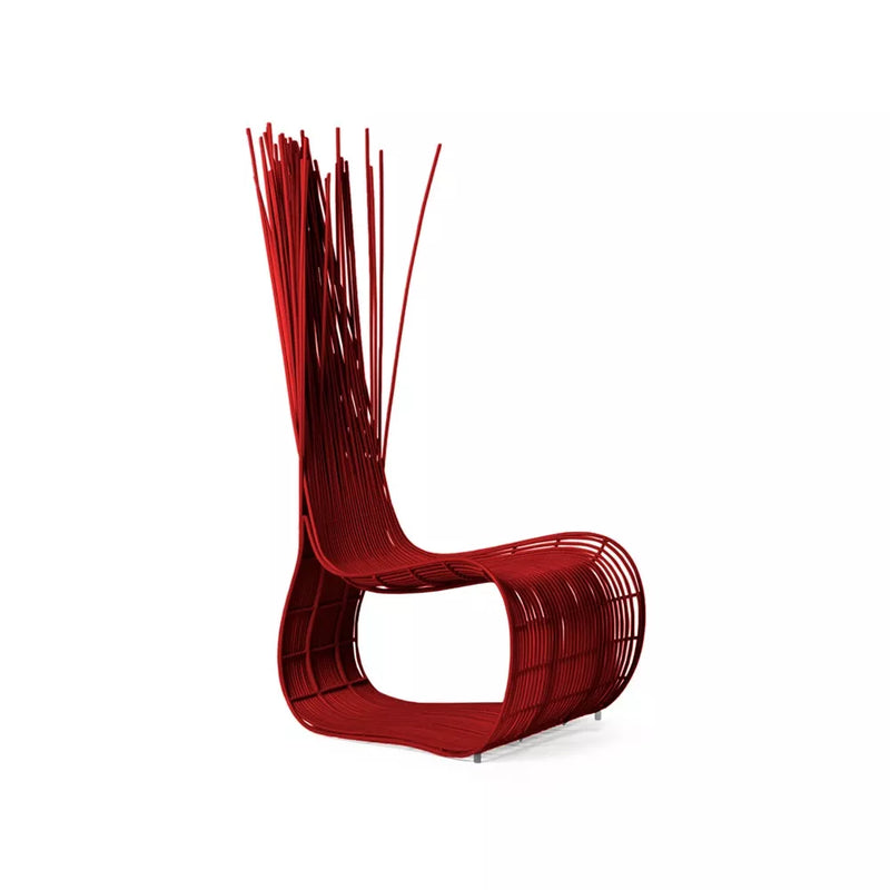 Yoda Easy Chair (Bright Red) by Kenneth Cobonpue