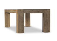 Mesa de comedor de 108" con chapa de roble de corte grueso