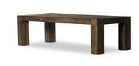 Mesa de comedor de 108" con chapa de roble de corte grueso